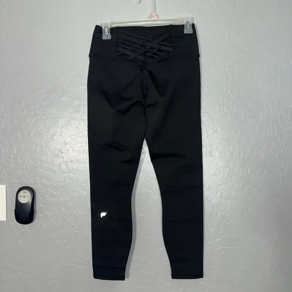 Fabletics High Boost Power Hold 7/8 Leggings, Black, M - Picture 2 of 5